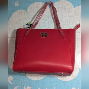 Badgley Mischka Tote New 14x12 Adjustable Handles